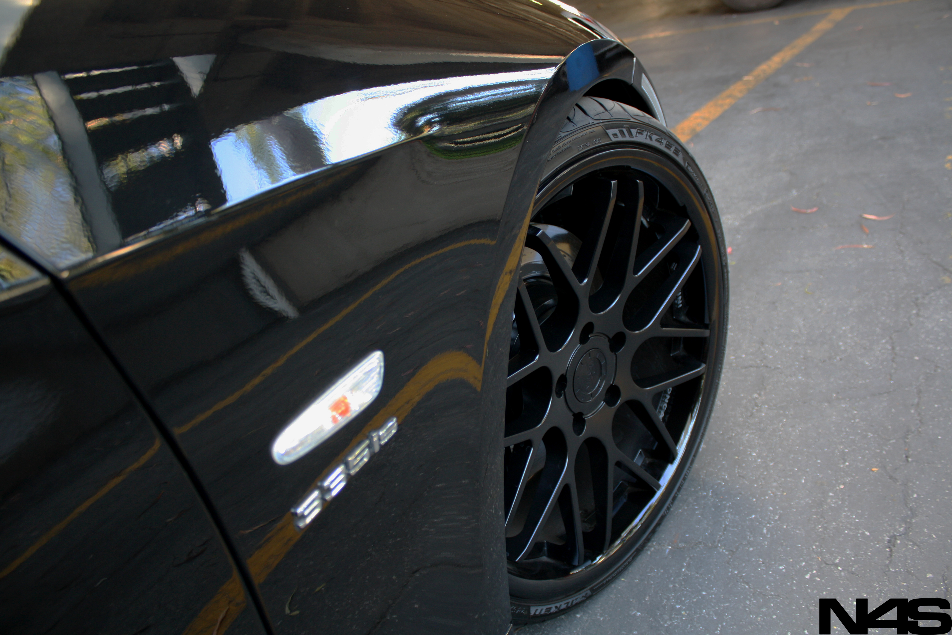 Vertini Concave Magic Matte Black 20'' on BMW 335 E92